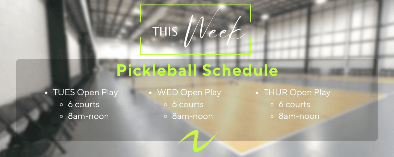 Indoor Pickleball Open Play